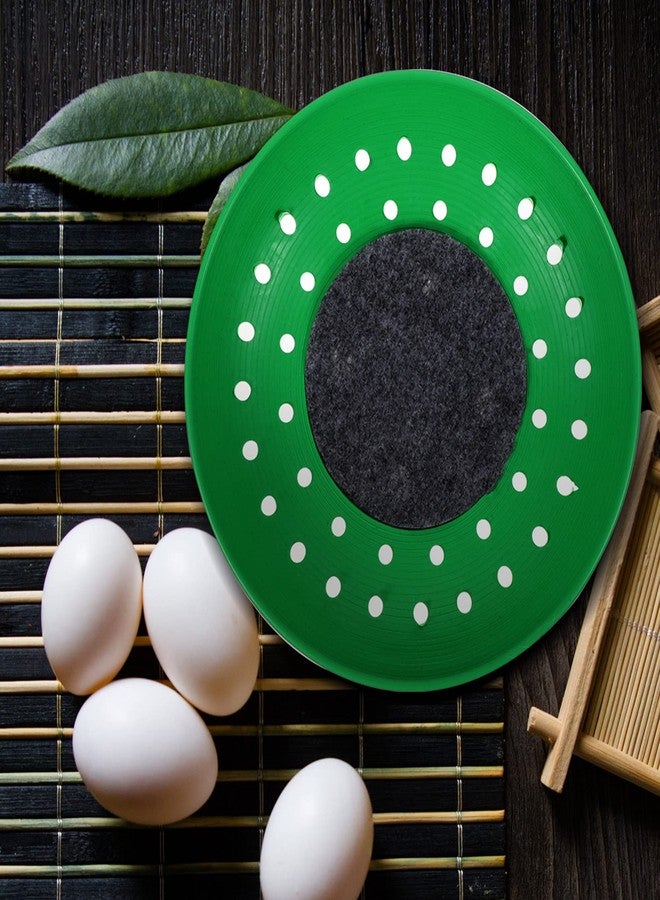 SHINEOFI Pigeon Nest Equipment 4-Pack Plastic Breeding Bowls with Non-Slip Mats for Pigeon Coop Bird Breeding House Suitable for Small Birds and Quails 8.86X8.86X1.97 Inches - Image 5